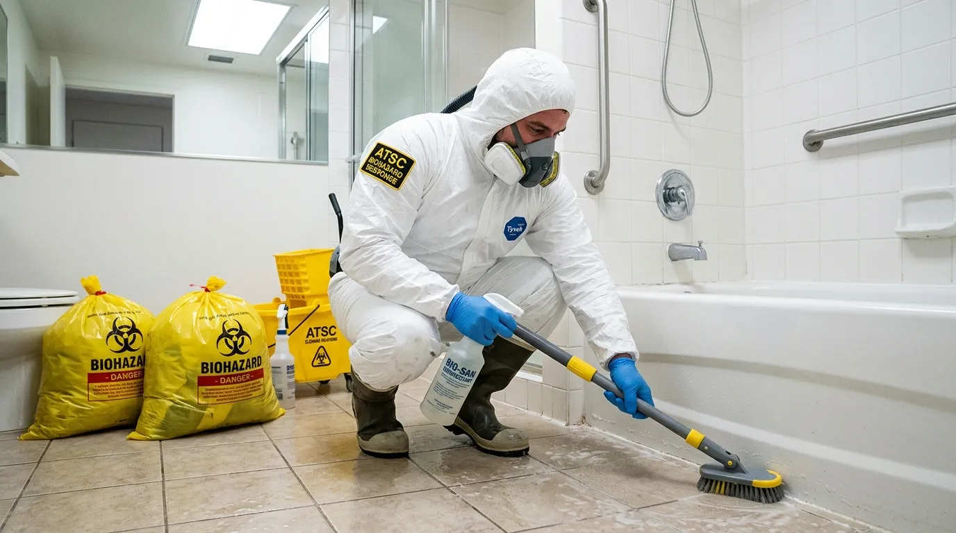 Decontamination equipment deployed for Blood Cleanup in Blackhawk